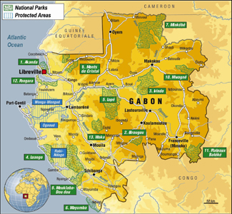 National parks Gabon